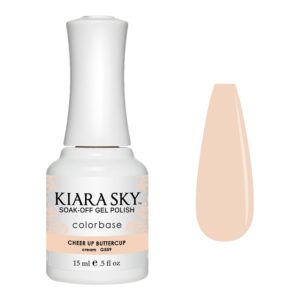 Kiara Sky Professional Nails Soak Off LED UV Gel - Cheer Up Buttercup - Beige Sand Cover Color - Image 1