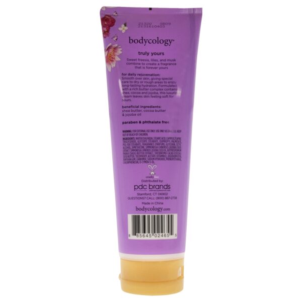 Bodycology Truly Yours Moisturizing Body Cream for Women, 8 Ounce (455004103) - Image 2