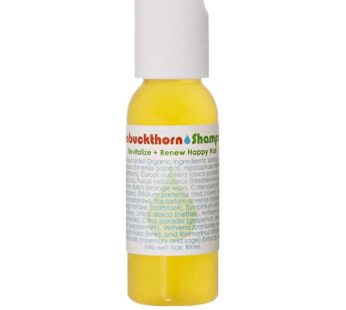 Living Libations – Organic Seabuckthorn Shampoo | Natural, Wildcrafted Clean Beauty (1 fl oz | 30 ml)