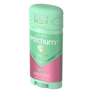 Mitchum Women Advanced Anti-Perspirant & Deodorant Invisible Solid Powder Fresh - 2.7 oz, Pack of 5 - Image 3