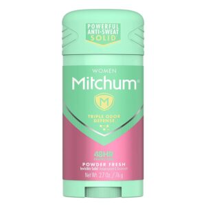 Mitchum Women Advanced Anti-Perspirant & Deodorant Invisible Solid Powder Fresh - 2.7 oz, Pack of 5 - Image 1