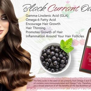 Au Natural Organics Black Currant Seed Oil ? Pure Cold Pressed Black Currant Seed Oil for Eczema, Hexane Free Oil for Immune System, Hair, Skin, Lip, Nails, Heart & Tissue Repair Support | 3.4oz 100ml - Image 8