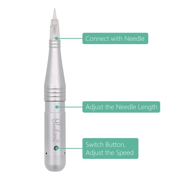 Pinkiou Stroked Eyebrow Tattoo Machine Professional Microblading Pen Machine For EyeBrow Eyeline Lip Brow Lamination (machine, Machine) - Image 2