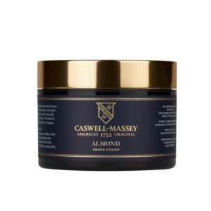 Caswell-Massey Heritage Almond Shave Cream, Natural Men?s Shaving Cream for Smooth Beard Shaving, Soothing for Sensitive Skin, USA Made, 8 Fl Oz - Image 1