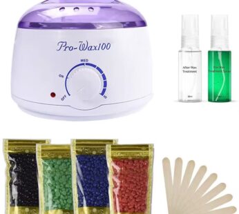 Wax Warmer, Portable Electric Hair Removal Kit for Facial &Bikini Area& Armpit- Melting Pot Hot Wax Heater Accessories Total Body Waxing Spa or Self-waxing Spa in Home for Girls & Women & Men