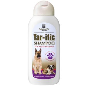 Professional Pet Products PPP Tar-ific Skin Relief Shampoo for Dogs - Soothe Hot Spots, Dryness, Flaking & Itching - Nourishes & Relieves Skin Issues - 13.5 fl oz. - Image 1