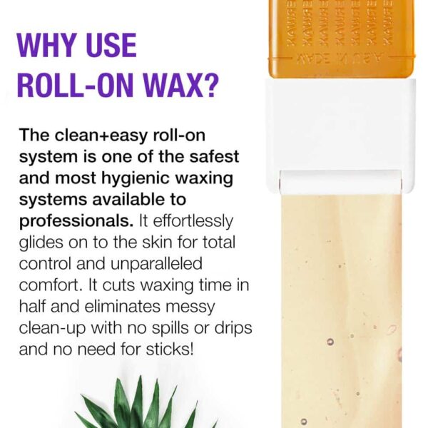 Clean + Easy Personal Roll-On Waxer Kit Set Easy Hair Removal At Home Waxing Machine Device (120V) - Image 7