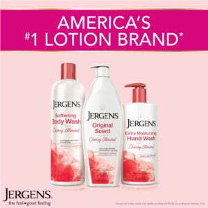 Jergens Original Scent Dry Skin Moisturizer with Cherry Almond Essence, 10 Ounces - Image 7