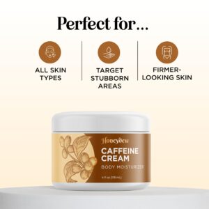 Concealing Caffeine Cream for Cellulite Reduction - Ultra Moisturizing Cellulite Cream for Thighs Butt and Belly with Rich Shea and Cocoa Butter - Light Scented Vegan Firming Body Lotion for Women - Image 6