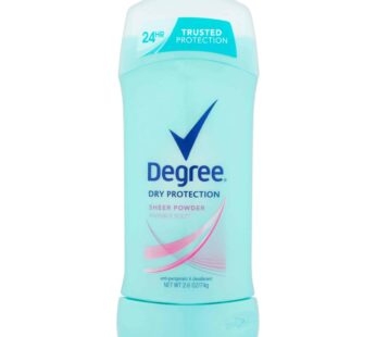 Degree Sheer Powder Antiperspirant Deodorant Stick, 2.6 oz (Pack of 5)