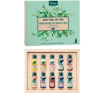 Kneipp Bath Time 10-Piece Bath Oil Set – Includes 10 Signature Formulas (0.67 fl oz Each) – Ideal for Trial & Travel – One Bottle Delivers Up to Two Baths