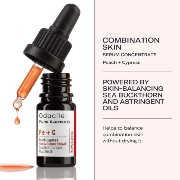 Odacit? Acne Serum Concentrate for Face, Pore Cleanser Facial Oil for Combination Skin with Peach & Cypress - Purifying Anti-Aging Facial Serum for Balanced-Looking Complexion - 0.17 fl. oz - Image 2