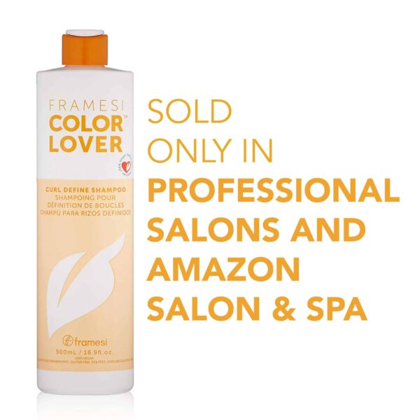 Framesi Color Lover Curl Define Shampoo, 16.9 fl oz, Shampoo for Curly Hair with Quinoa and Aloe Vera, Color Treated Hair - Image 5