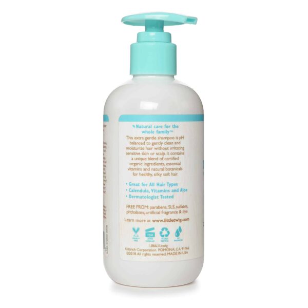 Little Twig Fragrance-Free Shampoo, Hair Shampoo with Natural Plant Derived Formula, Vegan, Gluten-Free, Perfect for Newborns, 8.5 fl. oz. - Image 2