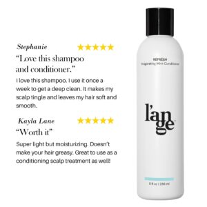 L'ANGE HAIR Refr?sh Invigorating Mint Cream Hair Conditioner | Moisturizing Peppermint Paraben-free & Sulfate-Free Hair Conditioner | Boosts Shine with Weightless Hydration | Deep Conditioning - Image 6