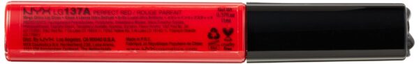 NYX Professional Makeup Mega Shine Lip Gloss, Perfect Red, 0.37 Ounce - Image 2
