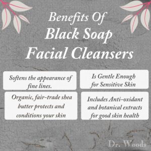 Dr. Woods Shea Vision Black Soap Liquid Facial Cleanser with Organic Shea Butter, 8 Ounce - Image 4