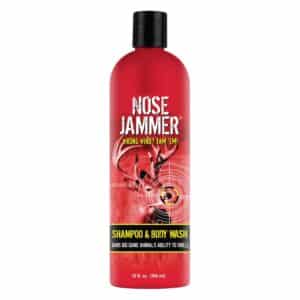 Nose Jammer Scent Eliminator Shampoo & Body Wash for Hunting Accessories ,12 oz, Unscented, Organic, Free from Sulfate , Paraben & Dye, Moisturizes and Refreshes - Image 1