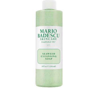 Mario Badescu Seaweed Cleansing Soap for All Skin Types |Creamy Cleanser that Gently Exfoliates |Formulated with Seaweed Grains & Bladderwrack Extract, 8 Fl Oz