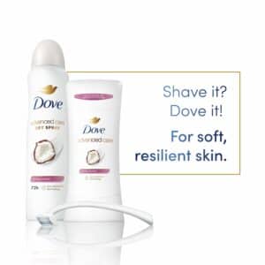 Dove Advanced Care Antiperspirant Deodorant Dry Spray Caring Coconut to help your skin barrier repair after shaving 72hour odor control and all-day sweat protection for soft, resilient underarms 3.8oz - Image 3