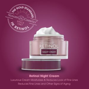 Retinol Night Cream ? The Original Anti-Aging Retinol For Younger Looking Skin ? Luxurious Restorative Moisturizer Works While You Sleep to Reduce Fine Lines And Other Signs of Aging - Image 3