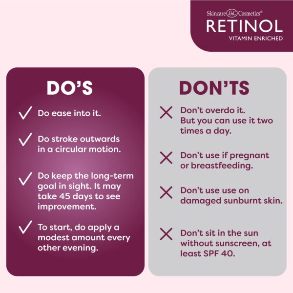 Retinol Day Cream Broad Spectrum SPF 20 ? Protects Against Harmful Effects of UVA & UVB Rays ? Luxurious Cream Moisturizes & Reduces Look of Fine Lines ? Provides Protection From Daily Sun Exposure - Image 6