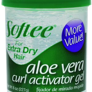 Softee Curl Activator Gel, Extra Dry, 8 Oz - Image 1