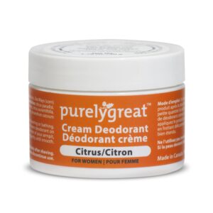 Purelygreat Aluminum-Free Deodorant Cream, Citrus Scent, 1.76oz - Image 8