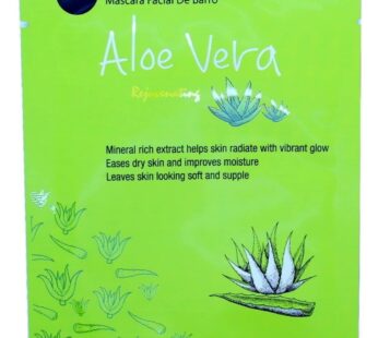 Celavi Essence Facial Mask Paper Sheet Korea Skin Care Moisturizing 12 Pack (Aloe Vera)