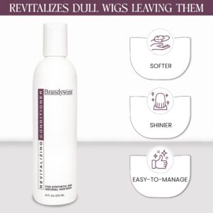 Brandywine Revitalizing Conditioner for Synthetic and Natural Hair Wigs, 8 Ounce - Image 4