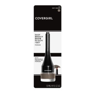 Covergirl Easy Breezy Brow Sculpt and Set Pomade, Soft Brown, 0.44 Fl Oz (Packaging May Vary) - Image 2