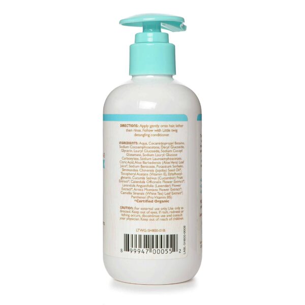 Little Twig Fragrance-Free Shampoo, Hair Shampoo with Natural Plant Derived Formula, Vegan, Gluten-Free, Perfect for Newborns, 8.5 fl. oz. - Image 3