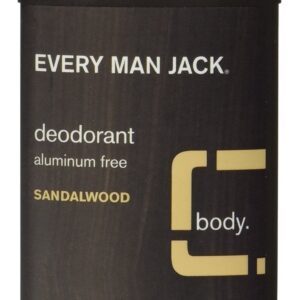 Every Man Jack Deodorant 3 Ounce Sandlewood Aluminum-Free (88ml) (2 Pack) - Image 1