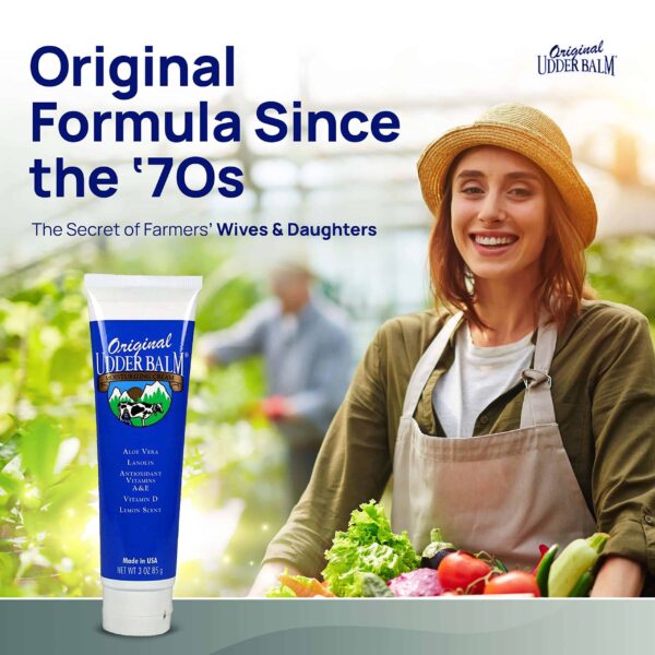 Original Udder Balm Moisturizer Tube for Dry Skin - Image 2