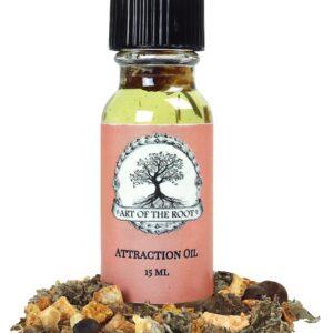 Attraction Oil by Art of the Root | Handmade with Herbs & Essential Oils | Wiccan, Conjure, Pagan & Magick Intentions | Money, Love & Prosperity Rituals - Image 1