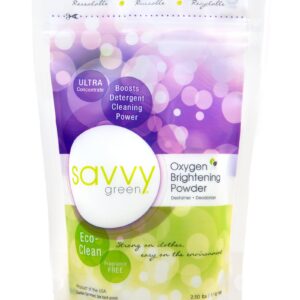 Savvy Green, Oxygen Brightening Powder Lbs, Unscented, 40 Ounce - Image 1