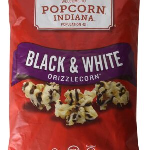 Popcorn Indiana Black & White Drizzlecorn 17 Oz - Image 1