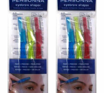 Personna Eyebrow Shapers 3 Count (2 Pack)