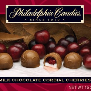 Philadelphia Candies Milk Chocolate Covered Cordial Cherries with Liquid Center Net Wt 1 lb - Image 2