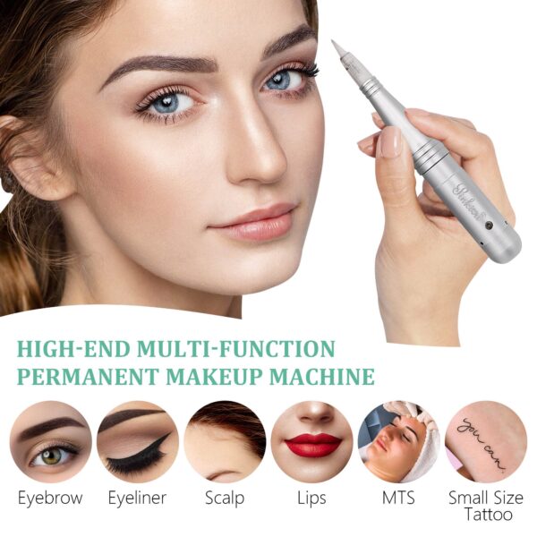 Pinkiou Stroked Eyebrow Tattoo Machine Professional Microblading Pen Machine For EyeBrow Eyeline Lip Brow Lamination (machine, Machine) - Image 5