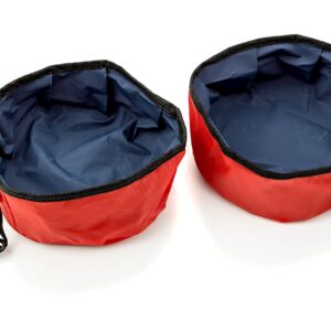 Travel Pet Bowl for Food and Water, Folding Collapsible, for Dogs and Cats-2 Pack - Image 3