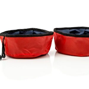 Travel Pet Bowl for Food and Water, Folding Collapsible, for Dogs and Cats-2 Pack - Image 4