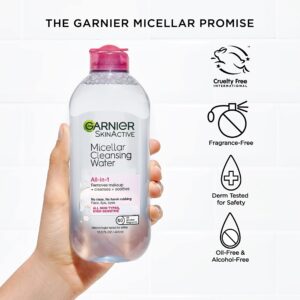 Garnier SkinActive Micellar Cleansing Water, For All Skin Types, 3.4 fl; oz., 3 Count - Image 6