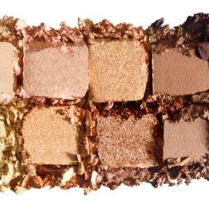 LORAC Unzipped Matte & Glitter Eyeshadow Palette, Gold | Cruelty Free, Gluten Free, Vegan - Image 7