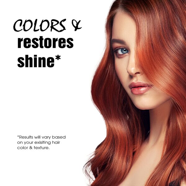 Light Mountain Henna Hair Color & Conditioner - Red Hair Dye for Men/Women, Organic Henna Leaf Powder and Botanicals, Chemical-Free, Semi-Permanent Hair Color, 16 Oz - Image 6