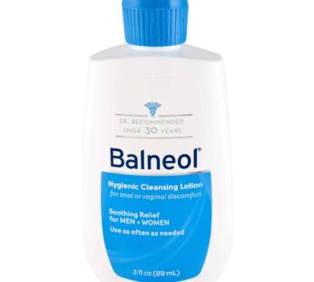 Balneol Hygienic Cleansing Lotion Bottles, 3 Fl Oz (Pack of 6)