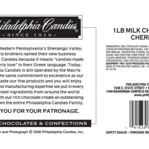 Philadelphia Candies Milk Chocolate Covered Cordial Cherries with Liquid Center Net Wt 1 lb - Image 3