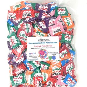 YANKEETRADERS Classic Candy, Zotz Assorted Sour Fizzing, 2 Lb - Image 1